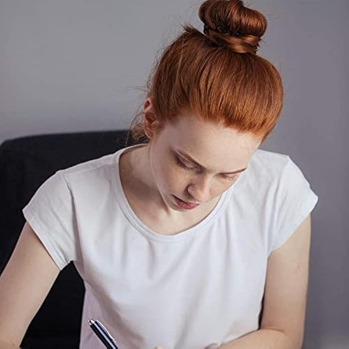 DELFINO Extra Small Hair Bun Maker for Kids, Nylon Hair Donut Sock Bun Form for Girls Mini Hair Doughnut Shaper for Short and Thin Hair Small Size 2 Inch(6 PCS - Dark Brown) - Image 2